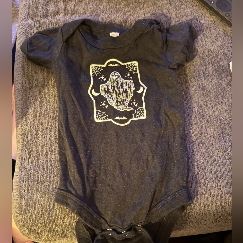 Bella Canvas Black Graphic Kids Bodysuit